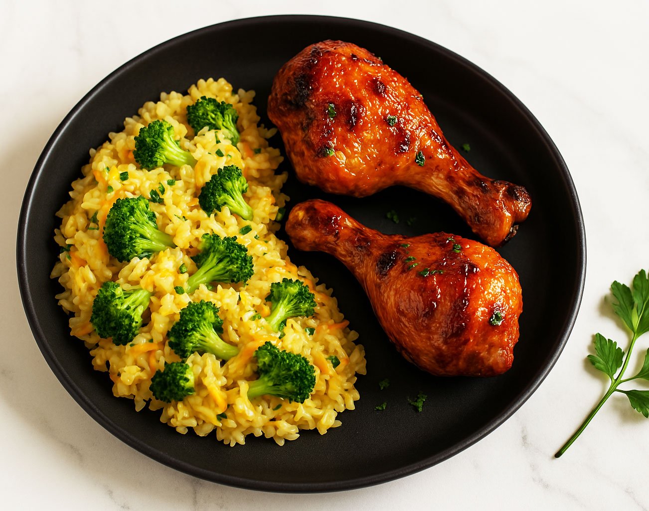 BBQ Air Fryer Chicken Drumsticks